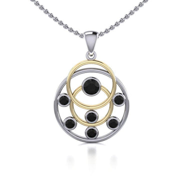 Blaque Circles Pendant MPD714 - Jewelry